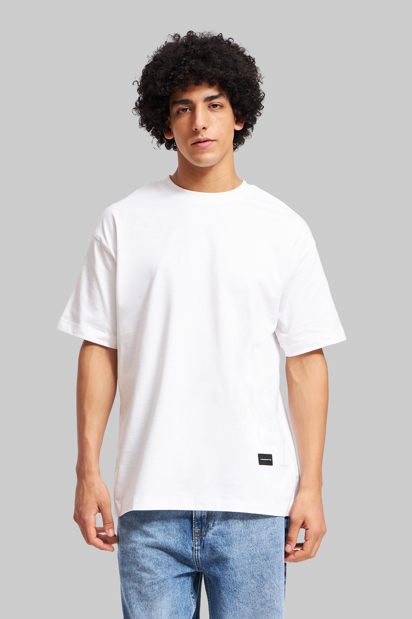 Pack of 3 Oversized T-shirts - Grey/Black/White