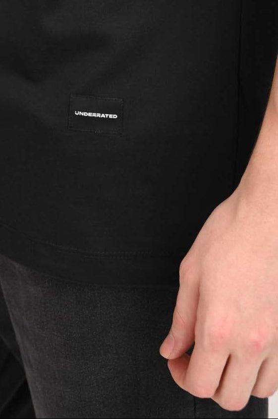 Imagine Black Oversized Fit T-Shirt Men