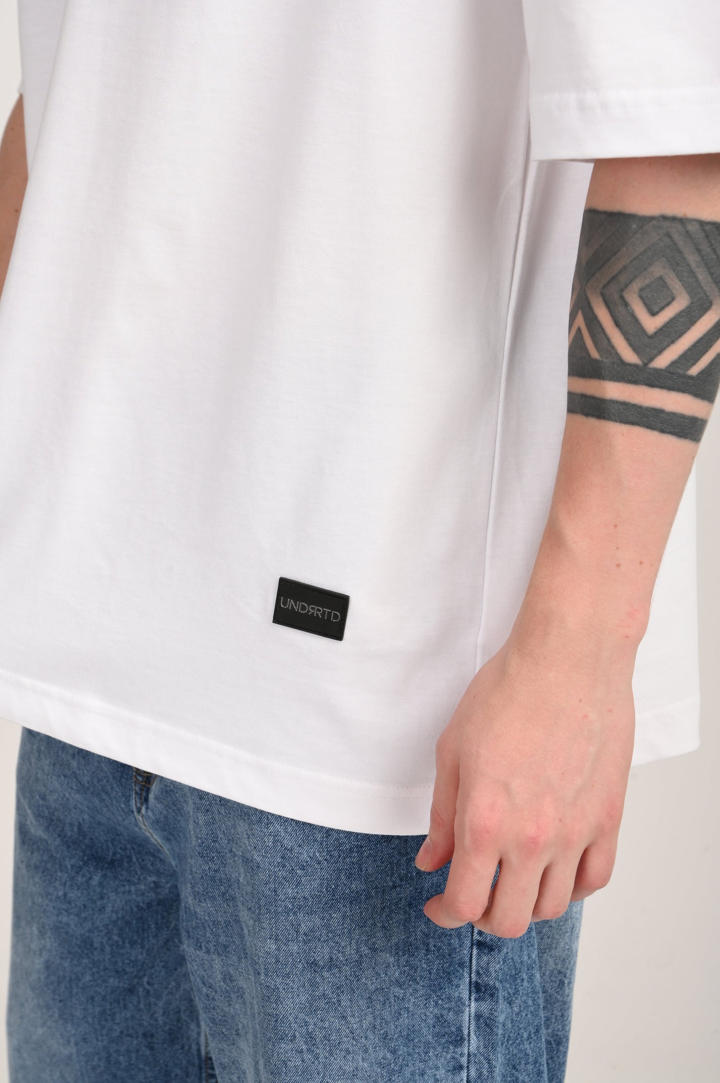 Stop Making Sense White Baggy Fit Graphic T-shirt Men