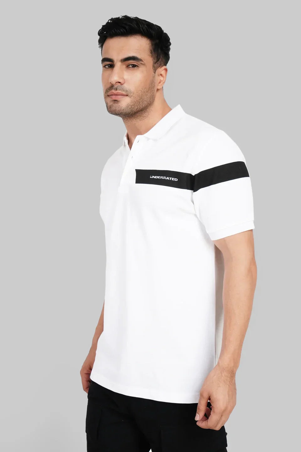 Pack of 2 Men's Polo T-shirt combo - White