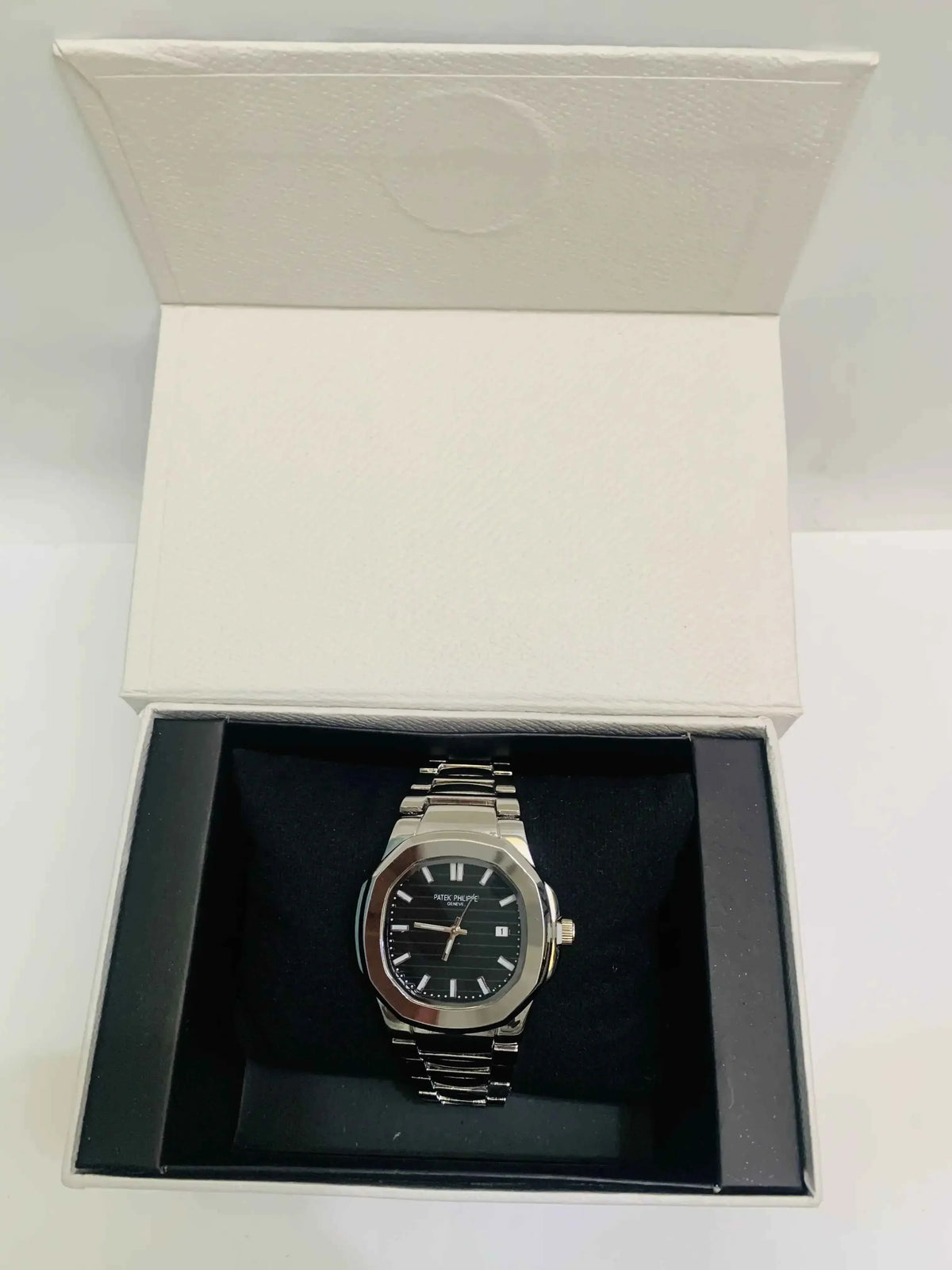 Imperial Noir – Signature Stainless Steel Watch for Men
