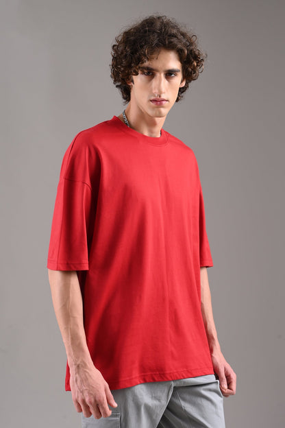 Pack of 3 Baggy T-shirts - Black/Red/White