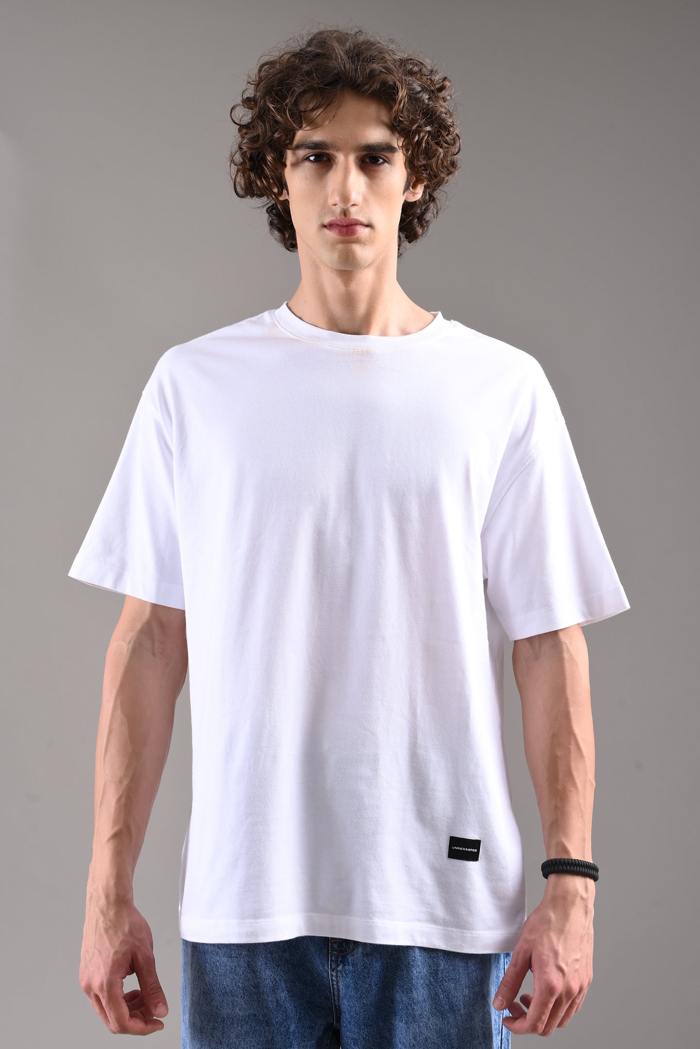 Pack of 4 Oversized T-shirts - Red/Lilac/White/Blue