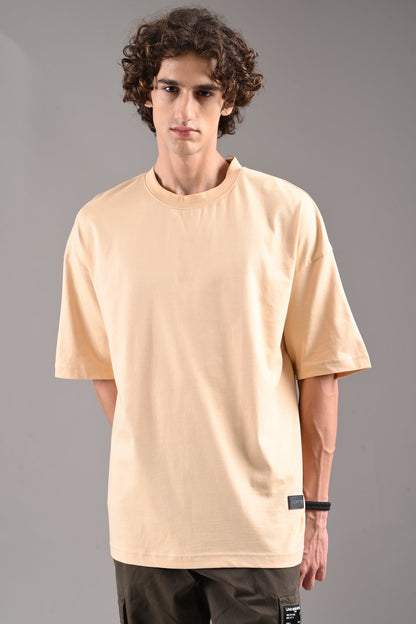 Pack of 3 Oversized T-shirts - Red/Lilac/Beige