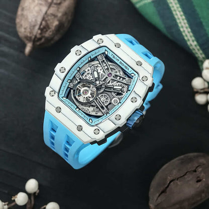 Luxury Carbon Fiber Automatic Watch: Durable, Stylish, Precise Self-Winding Timepiece