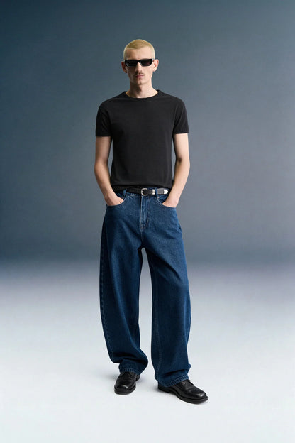 Indigo Men's Baggy Jeans
