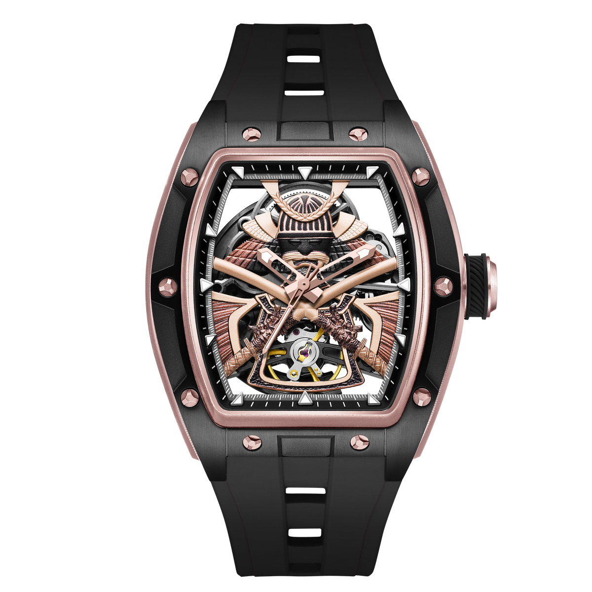 MINBER Automatic Skeleton Watch - Samurai - 9198-5