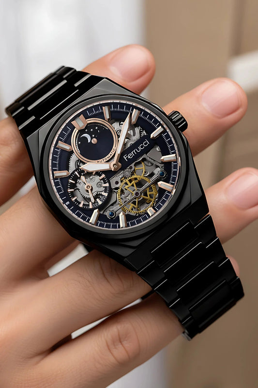 Ferrucci FR638169 Mechanical Watch, Stainless Steel.