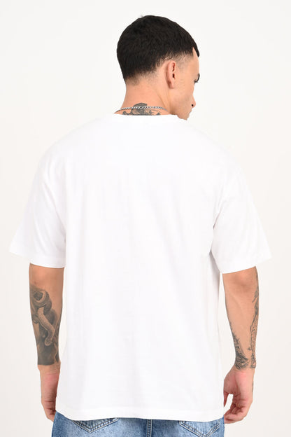 Urban Airborne Energy White Oversized Fit T-Shirt Men