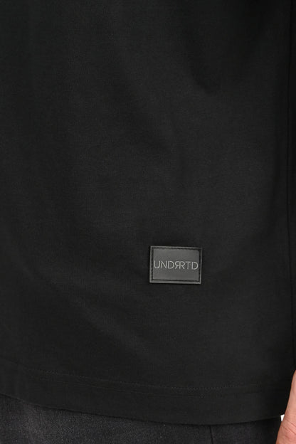 Scenic Route Postcard Black Baggy Fit T-Shirt Men