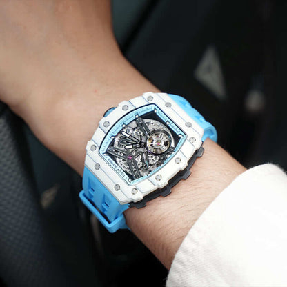 Luxury Carbon Fiber Automatic Watch: Durable, Stylish, Precise Self-Winding Timepiece