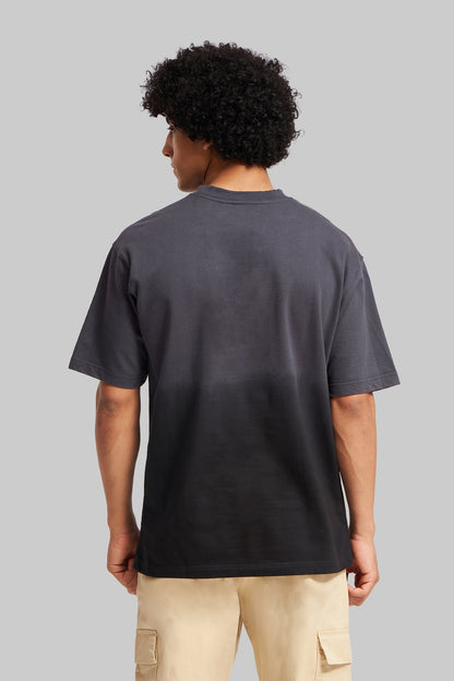 URC Badge Grey Ombre Washed T-shirt