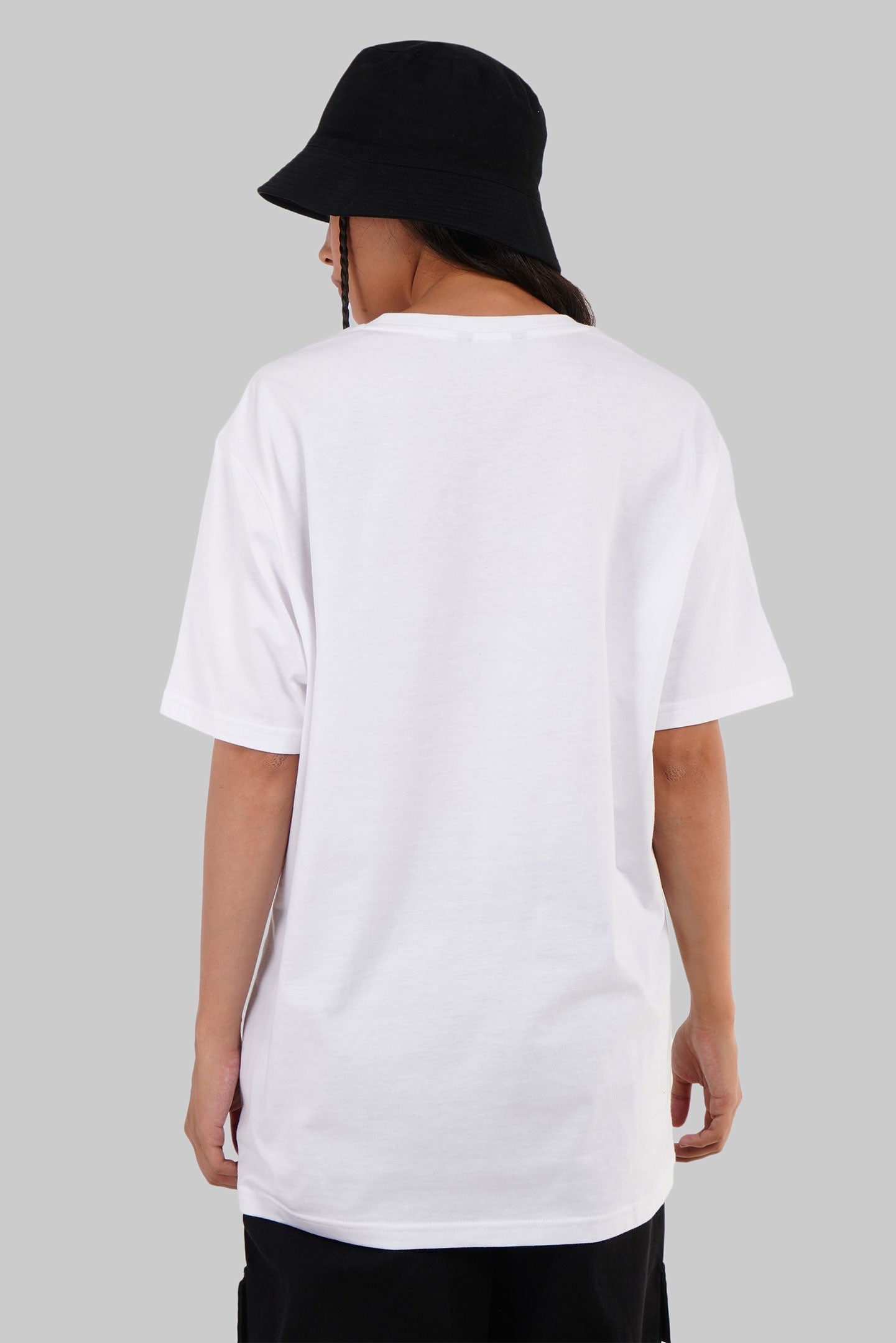 No Control On Lips White Boyfriend Fit T-Shirt Women