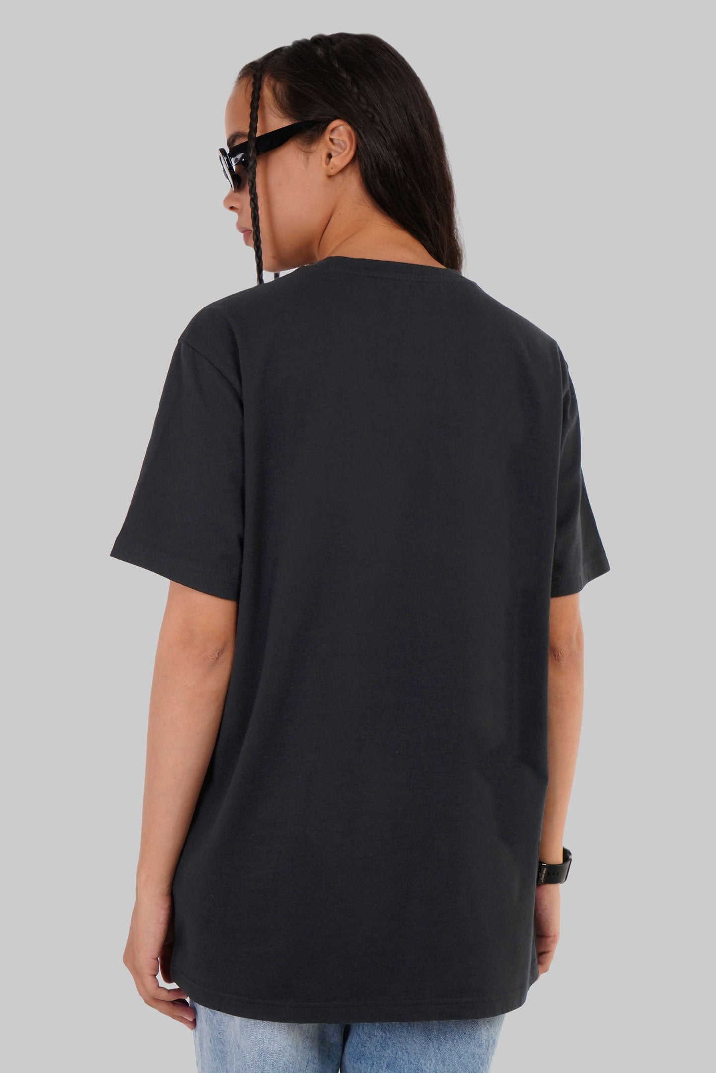 Street Vibes Black Boyfriend Fit T-Shirt Women