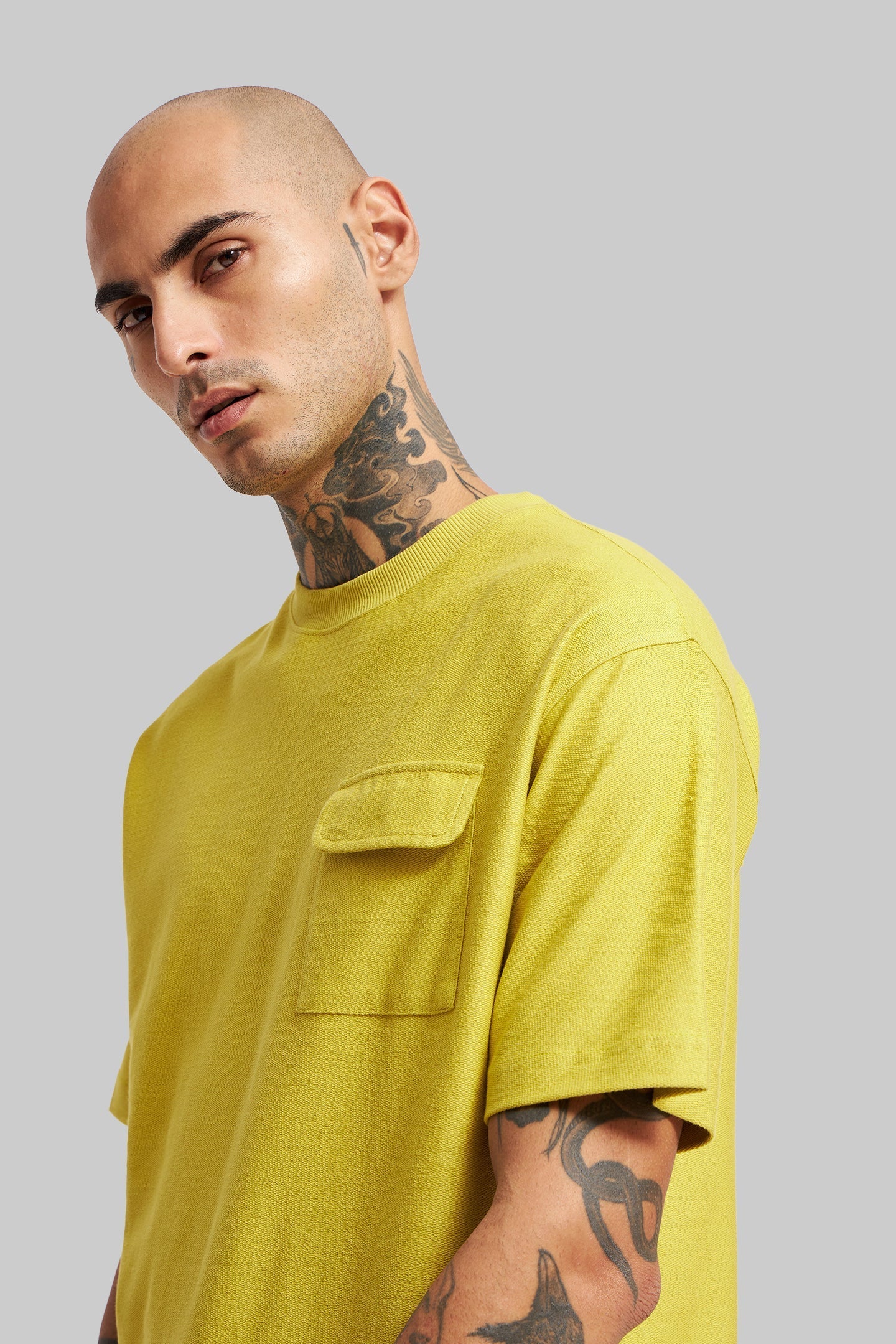 Patch Pocket Lime Green T-shirt