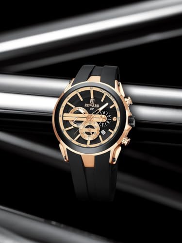 REWARD Analog Black Color Dial Men Watch - RD83046M-A (Pack of 1)|B0DXQCDFL2