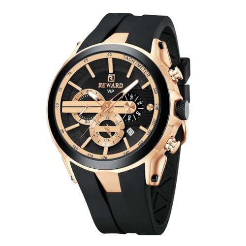 REWARD Analog Black Color Dial Men Watch - RD83046M-A (Pack of 1)|B0DXQCDFL2