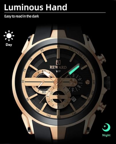 REWARD Analog Black Color Dial Men Watch - RD83046M-A (Pack of 1)|B0DXQCDFL2