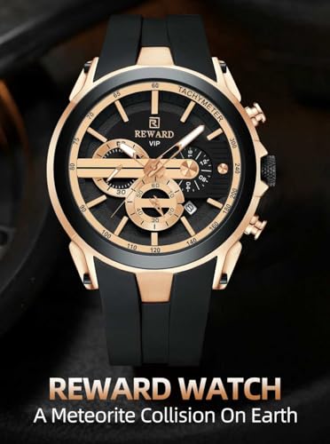 REWARD Analog Black Color Dial Men Watch - RD83046M-A (Pack of 1)|B0DXQCDFL2