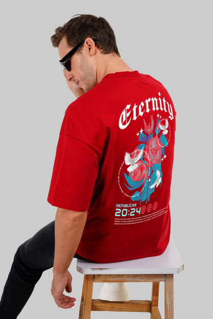 Eternity Red Baggy Fit T-Shirt Men