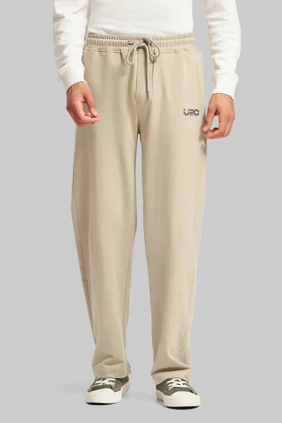 Pack of 3 Men's joggers combo - Ash grey/ Beige/ Black