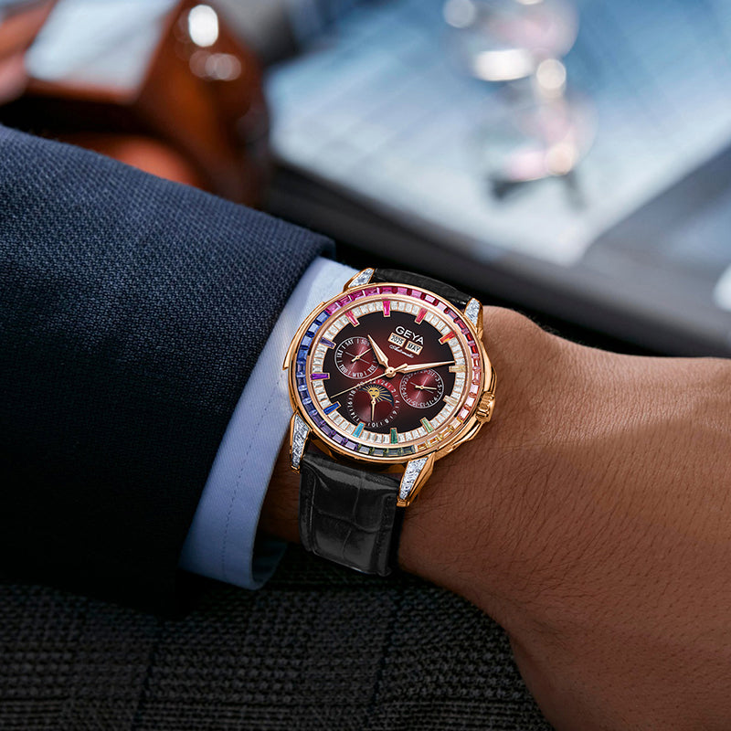 Rainbow Zircon Series - Mechanical Watch G78205