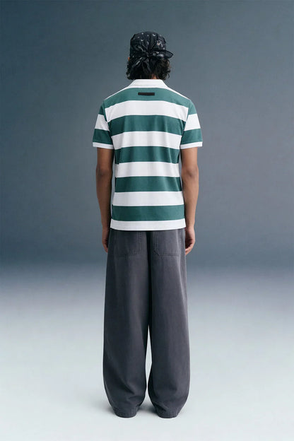 Green Rugby Polo T-Shirt
