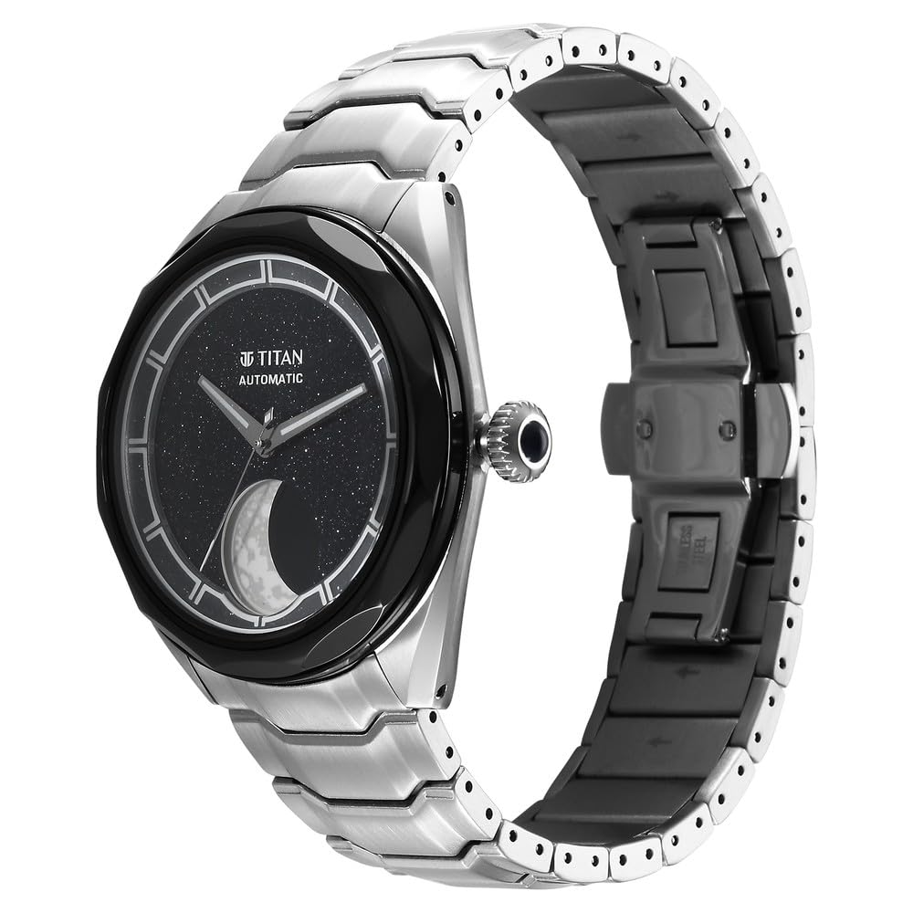 Titan Luna Aventurine Automatic Men’s Watch 10011KM02