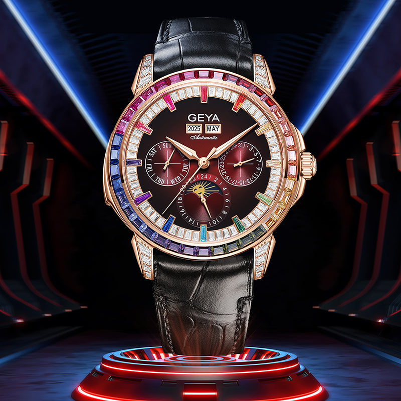Rainbow Zircon Series - Mechanical Watch G78205