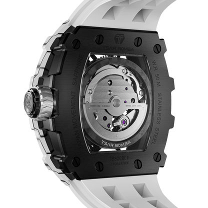 Luxury Carbon Fiber Automatic Watch: Durable, Stylish, Precise Self-Winding Timepiece