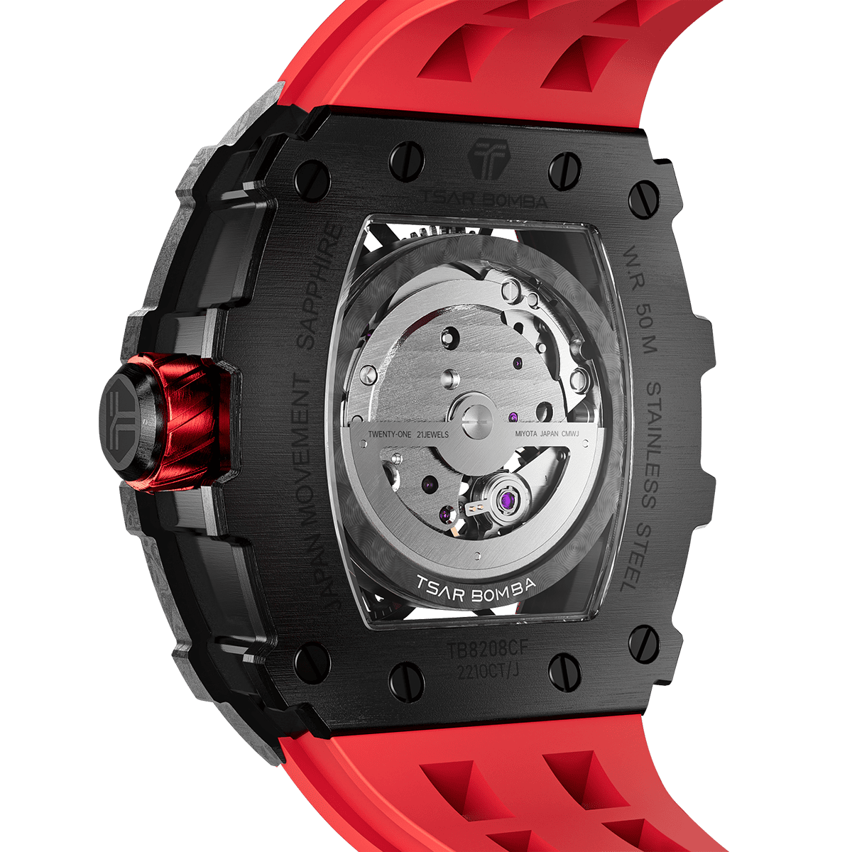 Luxury Carbon Fiber Automatic Watch: Durable, Stylish, Precise Self-Winding Timepiece