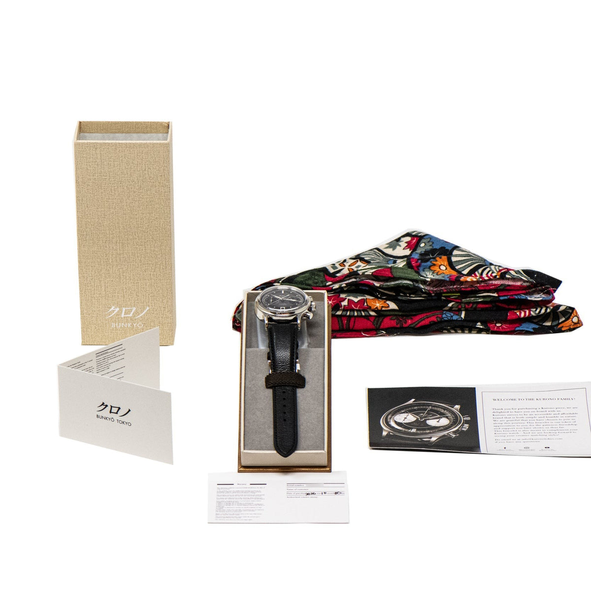 Kurono Chronograph 2 – Vintage-Inspired Elegance, Crafted for Modern Collectors