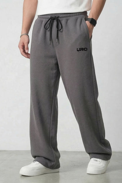 Ash Grey Cotton Joggers
