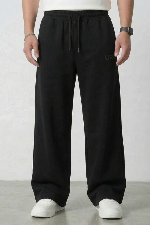 Black Cotton Joggers