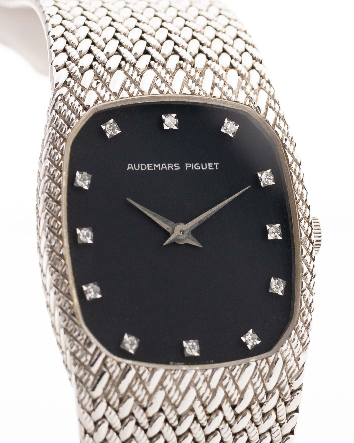 Audemars Piguet Cobra vintage watch, gold mesh bracelet, manual Cal. 2080