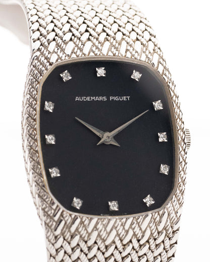 Audemars Piguet Cobra vintage watch, gold mesh bracelet, manual Cal. 2080