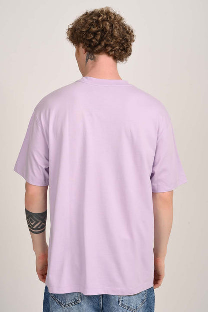 Decadent Drive Lavender Oversized Fit T-Shirt Men