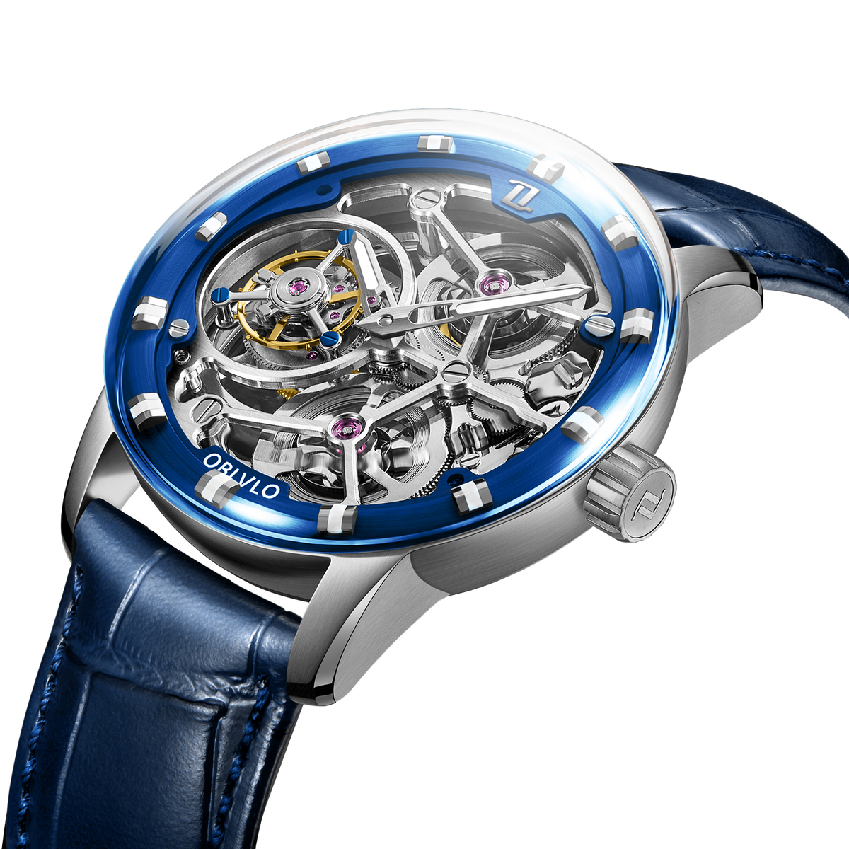 OBLVLO IM SK-TB Series Skeleton Tourbillon Watches for Men & Women