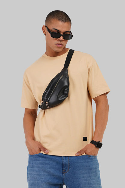 Pack of 5 Oversized Fit T-shirts - Lilac/Red/Black/Navy/Beige