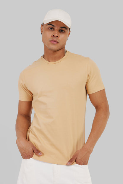 Pack of 5 Regular Fit T-shirts - Green/Black/Blue/Beige/Grey