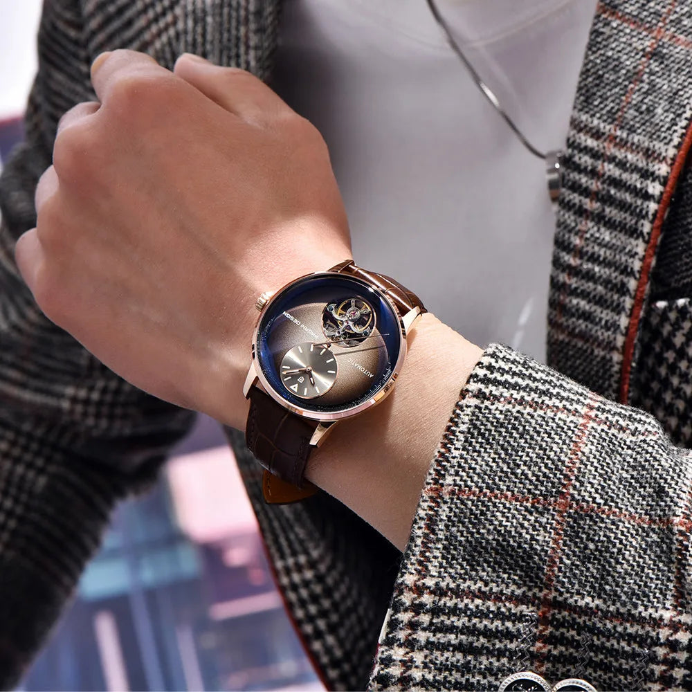 Balance Wheel Automatic Mechanical Men's Watch