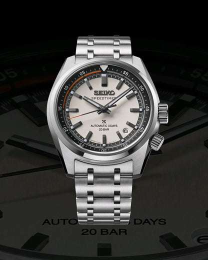 Omega  Seiko Prospex Speedtimer Con Temporizador Silver-Grey Watch 