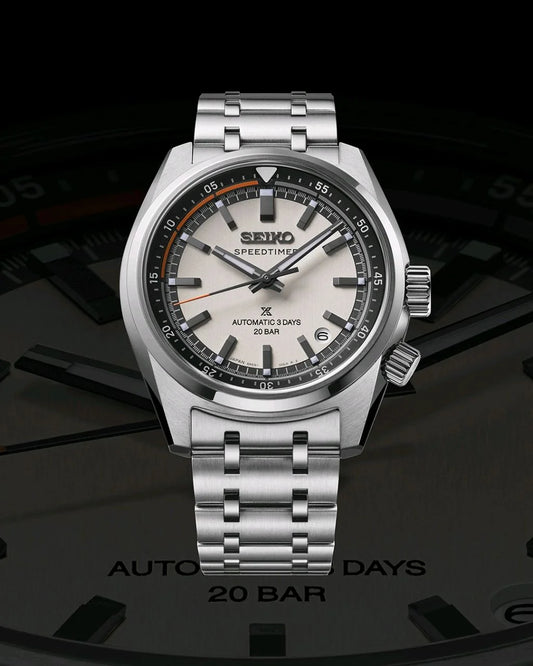 Omega  Seiko Prospex Speedtimer Con Temporizador Silver-Grey Watch 