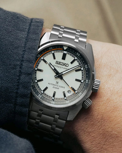 Omega  Seiko Prospex Speedtimer Con Temporizador Silver-Grey Watch 