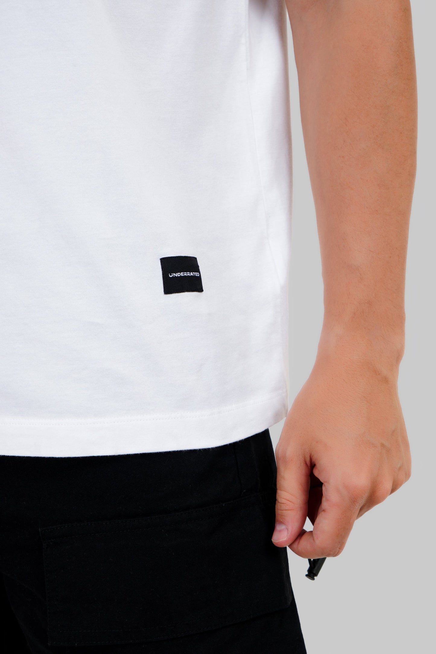 Cosmic Supremacy White Oversized Fit T-Shirt Men