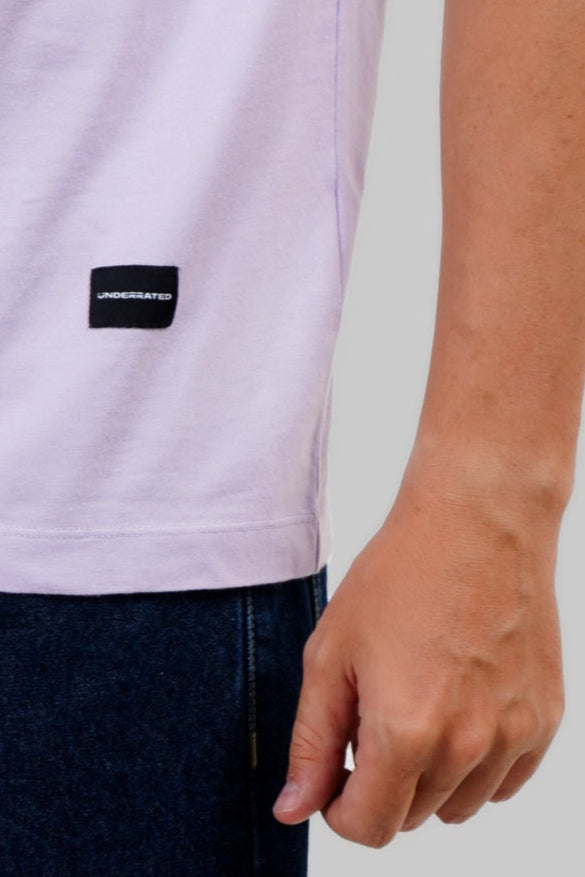 Real Talk Radio Lavender Oversized Fit T-Shirt Men