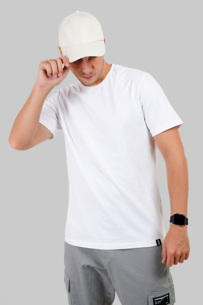 Pack of 4 Regular T-shirts - Black/ White/Navy/Red