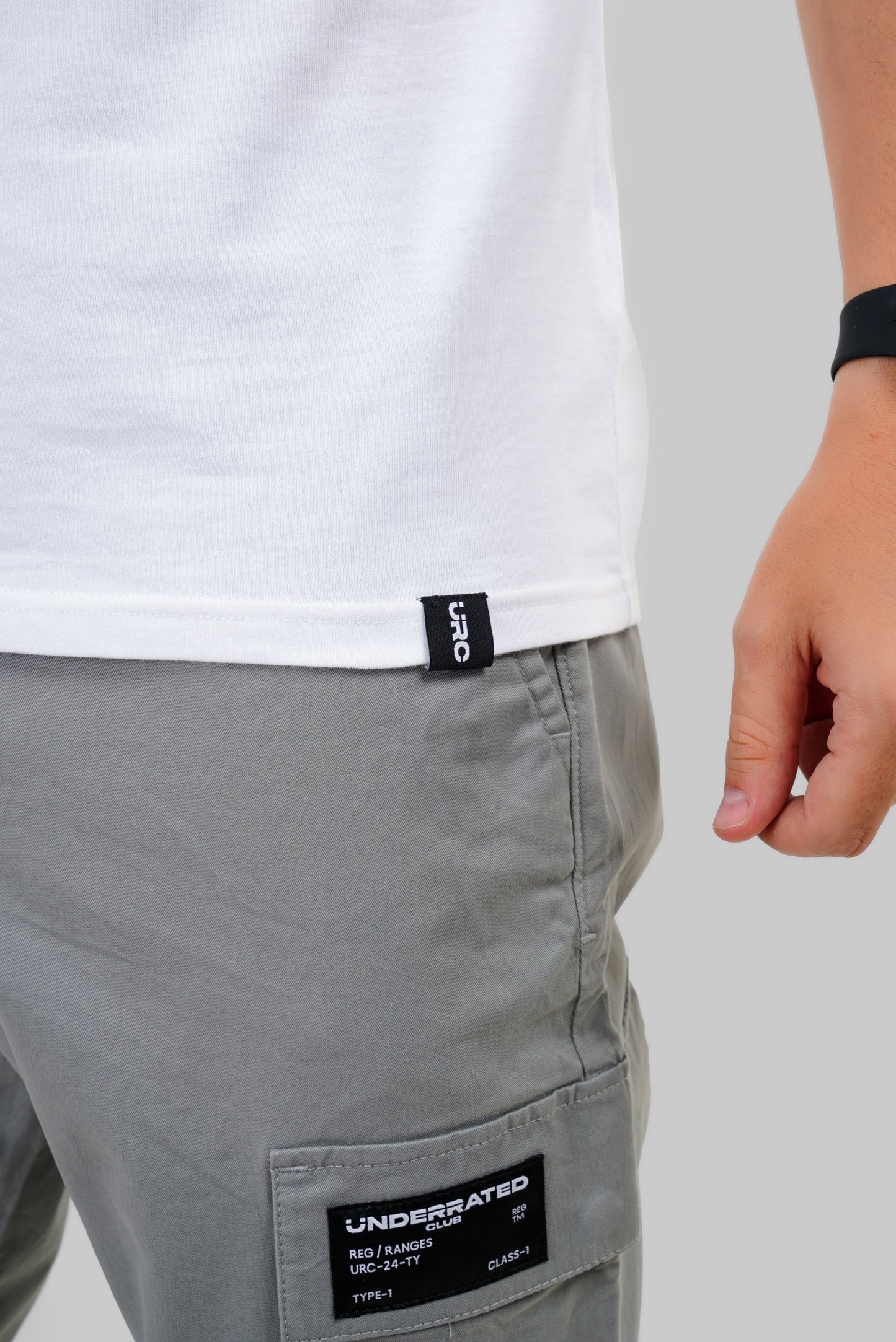 Cafe Underrated Club White Regular Fit T-Shirt Men