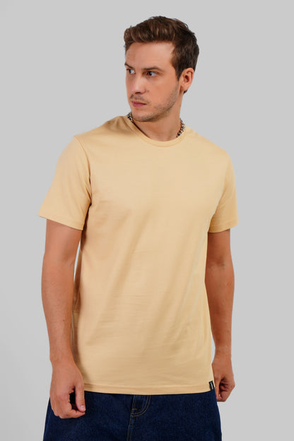 Pack of 3 Regular T-shirts - Beige/Navy/Black