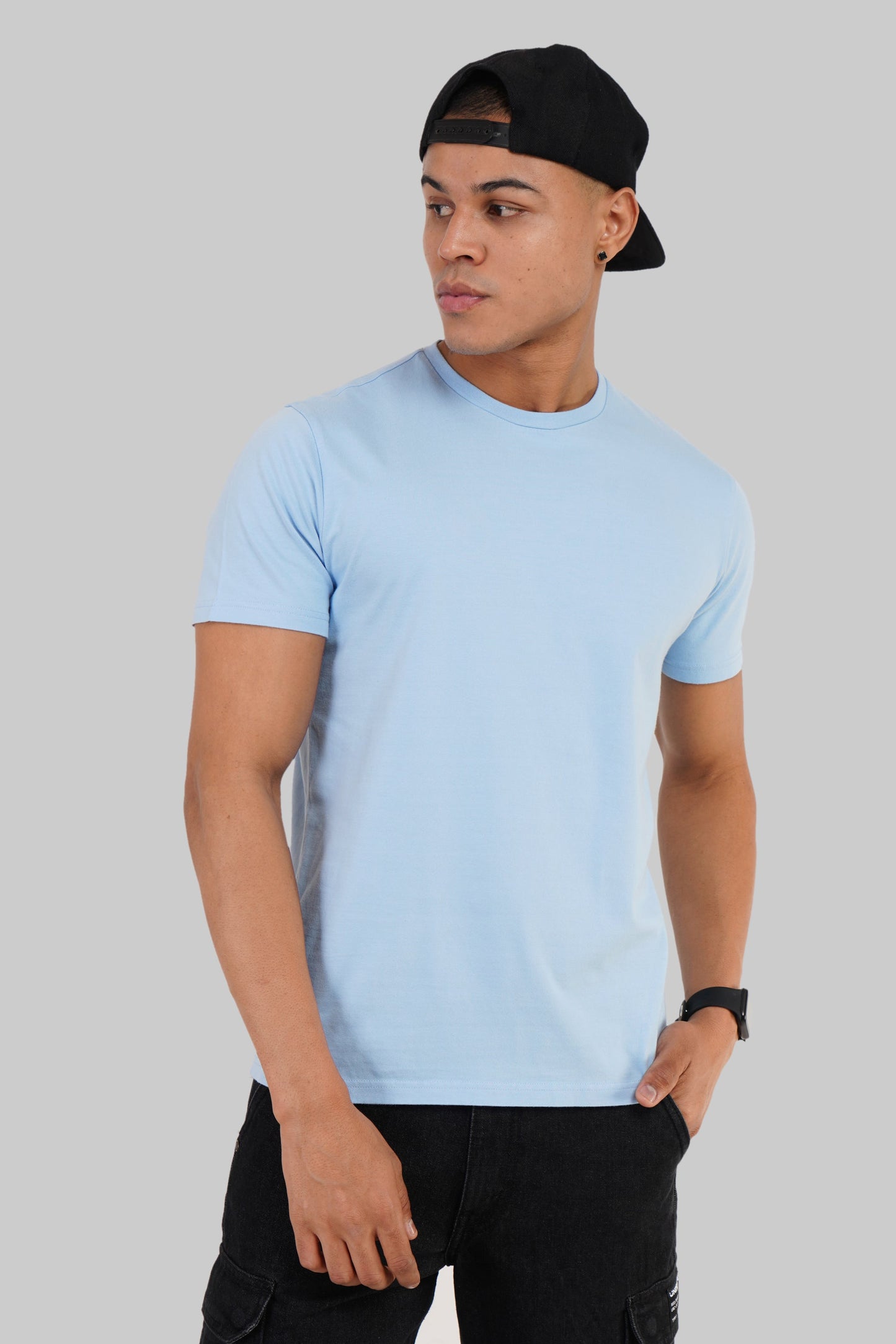 Pack of 3 Regular T-shirts - Red/Beige/Blue